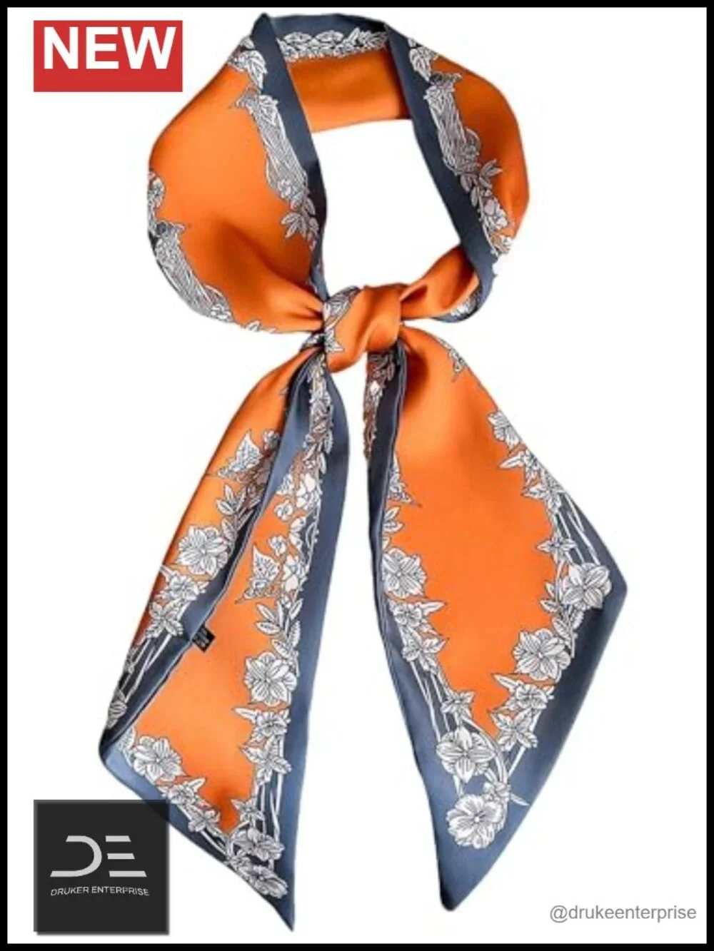 Silky Lightweight Long Scarf for Women - Fashion Head Neck Scarf
